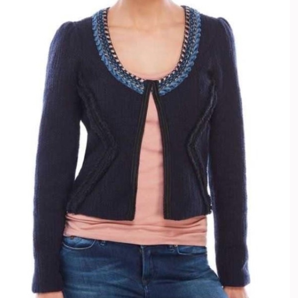 MAISON Scotch & Soda Jolie Tweed Blazer - Sz 4